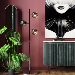 Lampadaire Calotta chrome