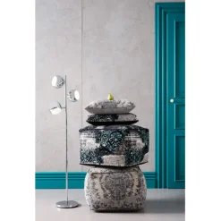 Lampadaire Calotta chrome