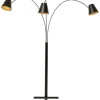 Lampadaire Cappellino noir mat