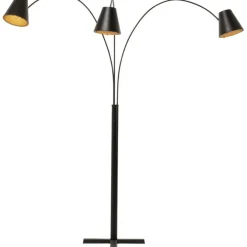 Lampadaire Cappellino noir mat