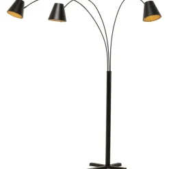 Lampadaire Cappellino noir mat