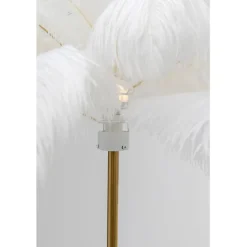 Lampadaire Feather Palm blanc 165cm