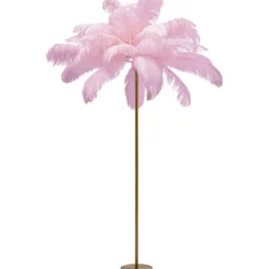 Lampadaire Feather Palm fuchsia 165cm