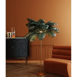 Lampadaire Feather Palm vert 165cm