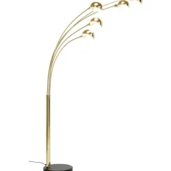 Lampadaire Five Fingers laiton