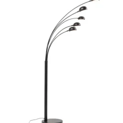 Lampadaire Five Fingers noir mat