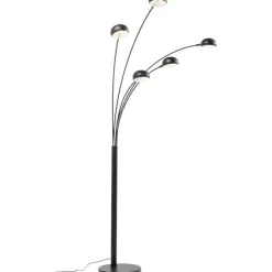 Lampadaire Five Fingers noir mat