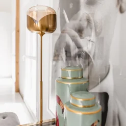Lampadaire Golden Goblet Ball