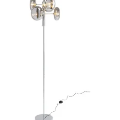 Lampadaire Headlight chromé 163cm