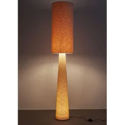 Lampadaire Marleen beige bouclé 190cm