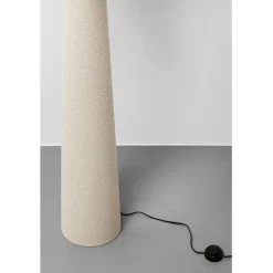 Lampadaire Marleen beige bouclé 190cm