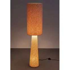Lampadaire Marleen beige bouclé 130cm