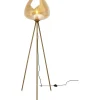 Lampadaire Sphere ambre 146cm