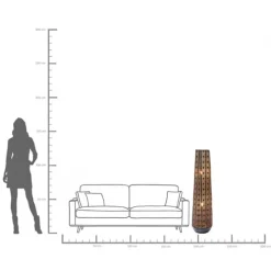 Lampadaire Sultan Cone 120cm