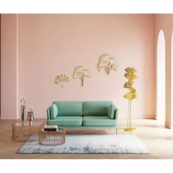 Lampadaire Yuva doré 160cm