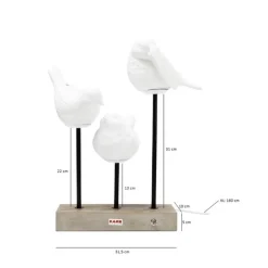 Lampe à poser Animal Birds LED 52cm