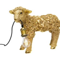 Lampe à poser Animal Flower Sheep doré 36cm