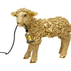 Lampe à poser Animal Flower Sheep doré 36cm