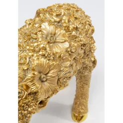 Lampe à poser Animal Flower Sheep doré 36cm