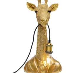 Lampe à poser Animal Giraffe doré 50cm