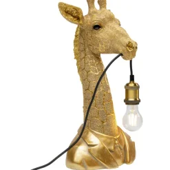 Lampe à poser Animal Giraffe doré 50cm