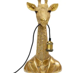 Lampe à poser Animal Giraffe doré 50cm