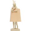 Lampe à poser Animal Rabbit champagne/peach 50cm