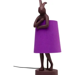 Lampe à poser Animal Rabbit rouge/violet 50cm
