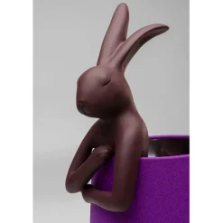 Lampe à poser Animal Rabbit rouge/violet 50cm