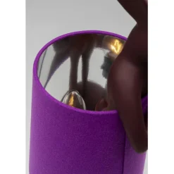 Lampe à poser Animal Rabbit rouge/violet 50cm