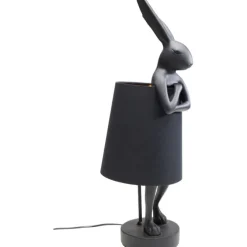 Lampe à poser Animal Rabbit noir 68cm