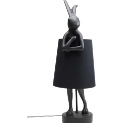 Lampe à poser Animal Rabbit noir 68cm