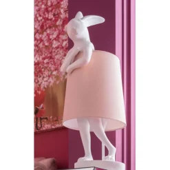Lampe à poser Animal Rabbit blanc 68cm
