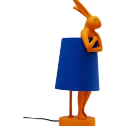 Lampe à poser Animal Rabbit orange/bleu 50cm