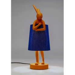 Lampe à poser Animal Rabbit orange/bleu 50cm