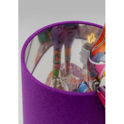 Lampe à poser Animal Rabbit Graffiti/violet 50cm