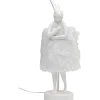 Lampe à poser Animal Rabbit Fur blanc/argenté 50cm