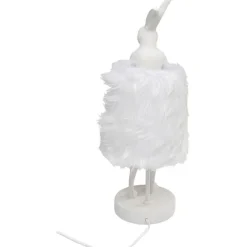 Lampe à poser Animal Rabbit Fur blanc/argenté 50cm