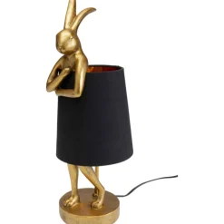 Lampe à poser Animal Rabbit doré/noir 50cm