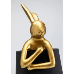 Lampe à poser Animal Rabbit doré/noir 50cm