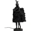 Lampe à poser Animal Rabbit Fur noir/doré 50cm