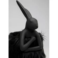Lampe à poser Animal Rabbit Fur noir/doré 50cm