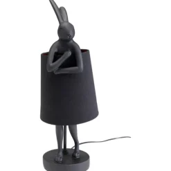 Lampe à poser Animal Rabbit noir 50cm