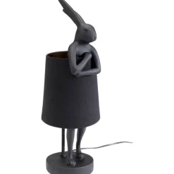 Lampe à poser Animal Rabbit noir 50cm