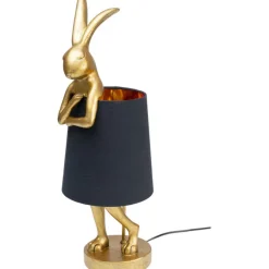 Lampe à poser Animal Rabbit doré/noir 68cm