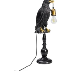 Lampe à poser Animal Sitting Crow noir mat 61cm