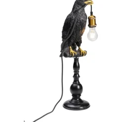 Lampe à poser Animal Sitting Crow noir mat 61cm