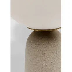 Lampe à poser Bollie beige 33cm