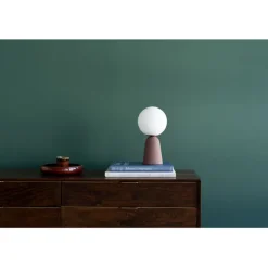 Lampe à poser Bollie rouge 33cm