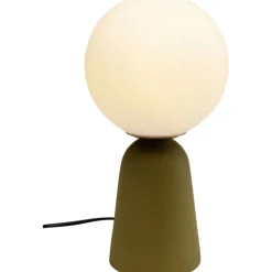 Lampe à poser Bollie vert 33cm